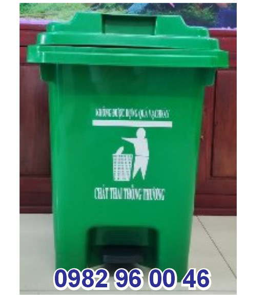 Thùng Rác 60 Lít Đạp Chân