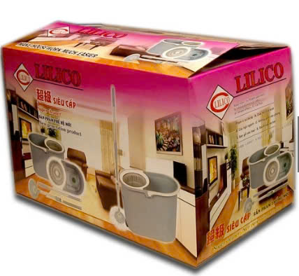 Bộ Lau Nhà LILICO  Kèm Thùng Vắt Cao Cấp